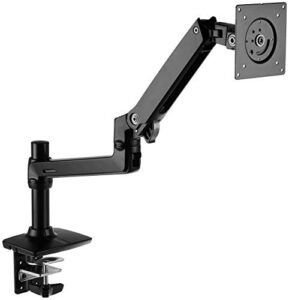 Amazon Basics Single Monitor Stand with Height Adjustable Arm Mount