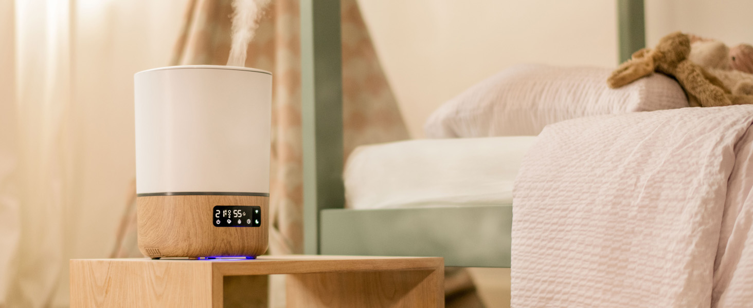 Breathe Humidifier can also be used as an essential oil diffuser.