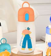Kids Insulated Water Bottle, KETIEE 420ml Stainless Steel Water Bottle, BPA Free Water Bottles, K...