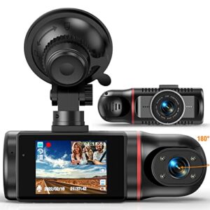 Dual Dash Cam Front and Inside 1080P FHD Dash Camera for Cars