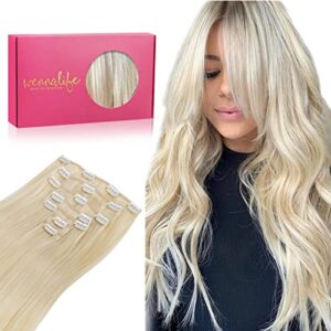 WENNALIFE Hair Extensions Clip In