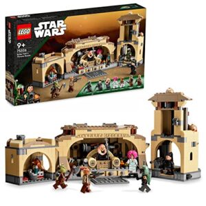 LEGO 75326 Star Wars Boba Fett’s Throne Room Buildable Toy for Kids 9 Plus Years Old with Jabba the Hutt's Palace & 7 Minifigures