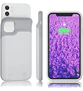 HUOBAO Battery case for iPhone 11, [5000mAh] Charging Case for iPhone, Protective Portable Chargi...