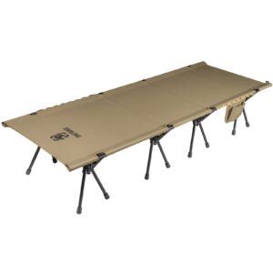 OneTigris Lightweight Camping Cot with Leg Extenders