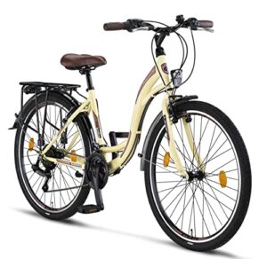 Licorne Bike Stella Premium City Bike in 24.26 and 28 Inch - Bicycle for Girls