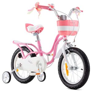 Royalbaby pink swan girl’s kids children bike in size 12” 14” 16” 18”.