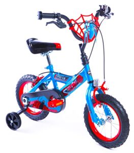 Huffy Marvel Spiderman Bike 12 Inch Boys Bike 3-5 Year Old Easy Quick Connect Assembly + Stabilisers