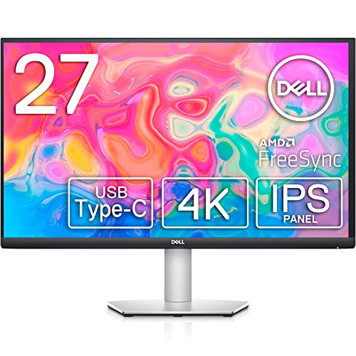 Dell S2722QC USB-C 27 Inch 4K UHD (3840x2160) Monitor