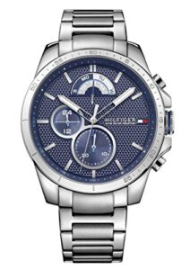 Tommy Hilfiger Mens Multi Dial Quartz Watch Decker with Stainless Steel Band