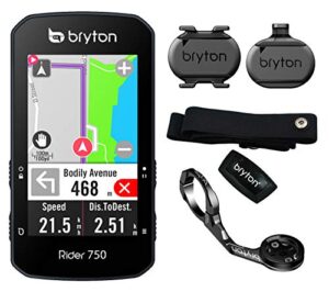 Bryton Unisex's Rider 750T GPS Cycle Computer Bundle