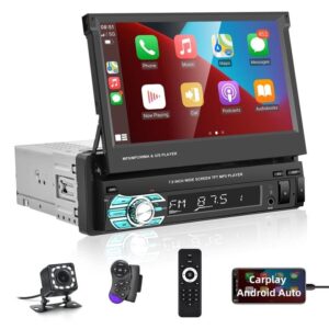 Car Stereo Single Din Touch Screen Apple Carplay