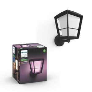 Philips Hue Econic White and Colour Ambiance LED Smart Garden Wall Light [Up Lantern]
