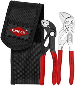 Knipex Mini pliers set in belt tool pouch 2 parts (self-service card/blister) 00 20 72 V01