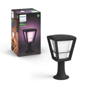 Philips Hue Econic White and Colour Ambiance LED Smart Garden Pedestal [Standing Lantern]