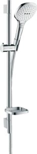 hansgrohe Raindance Select E Shower set 120 3jet EcoSmart 9 l/min with shower rail 65 cm and soap dish
