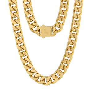 KRKC&CO Men Chain Cuban Link Chain