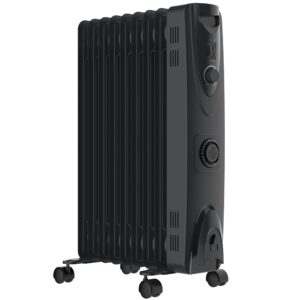 MYLEK Oil Filled Heater Radiator 2KW - Adjustable Thermostat