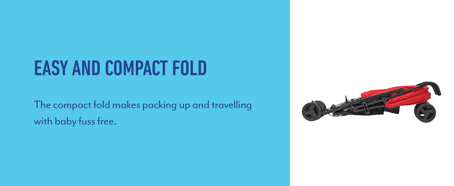 Graco TraveLite stroller with compact and easy fold