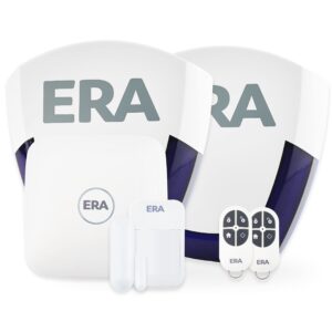 7 piece Home Security Systems by ERA Protect - Next Generation Smart Wireless Alarm System for Home Security - Google & Alexa Compatible - Smartphone Control - Easy Install (Deter Plus)