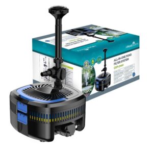 AllPondSolutions CUP-7000 - 5200L/H All in One Pond Pump Filter with Fountain and 11w UV Sterilise