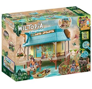 Playmobil Wiltopia 71007 Animal Clinic with Light Effects and Toy Animals