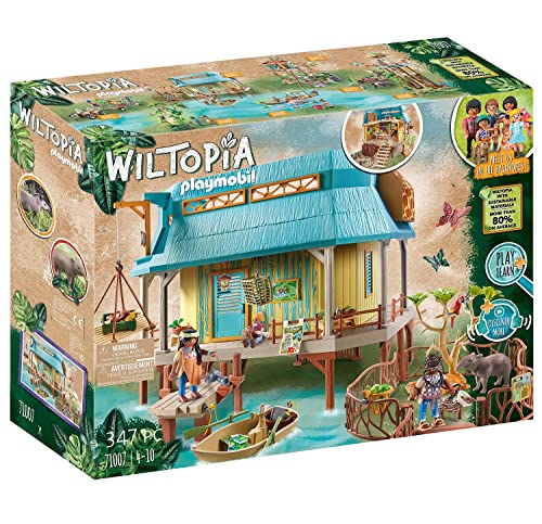 Playmobil Wiltopia 71007 Animal Clinic with Light Effects and Toy Animals