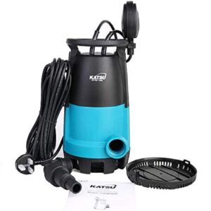 KATSU 900W Portable Submersible Pump for Clean and Dirty Water 18000L/h for Garden Pond