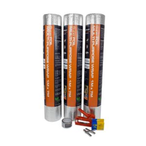 SuperFOIL The Shed Insulation Kit - Bubble Foil Insulation Kit with Tools (Coverage 21sqm)