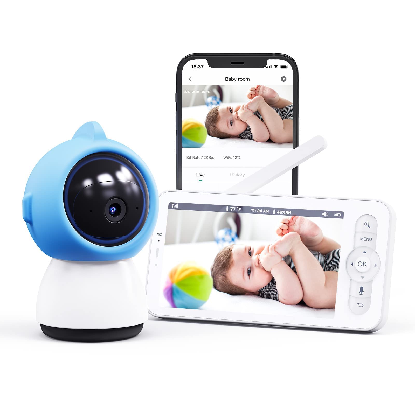 Baby Monitor with Phone APP