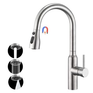 CREA High Arc Kitchen Sink Mixer Tap with Pull Out Spray