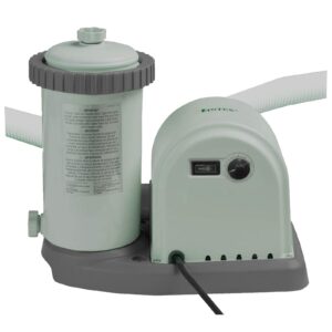 Intex 28636BS 1500 GPH 220 - 240 V Cartridge Filter Pump - Grey