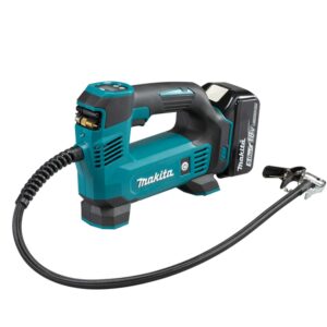 Makita DMP180RT1J 18V Li-ion LXT Inflator Complete with 1 x 5.0 A Battery and DC18RC Charger Supplied in a Makpac Case