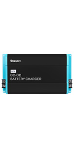 DC to DC Battery Charger Renogy 60A Battery Charger Lithium Using Multi-Stage Charging for RV