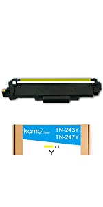 Kamo TN-247Y Toner Cartridge Single Pack