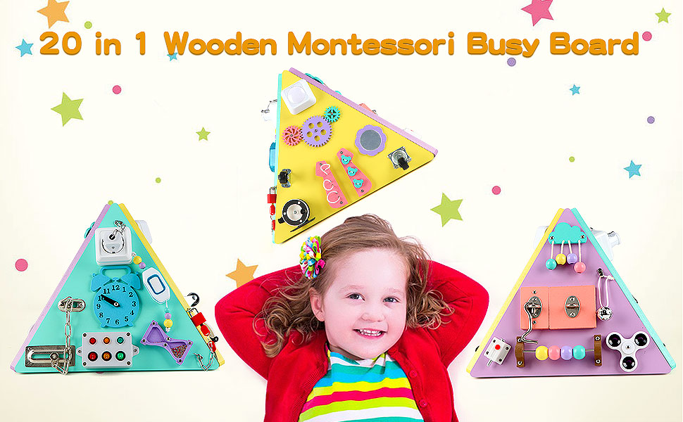 Wooden Busy Board activity