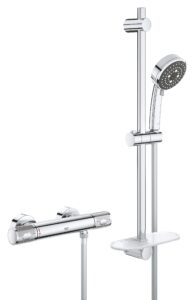 GROHE Precision Feel - Thermostatic Shower Set (Cool Touch Exposed Thermostat