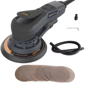 MAXXT 5.0mm Random Orbital Sander Brushless 230V Multi-Function Variable Speed Electric Corded Orbital Sanders Machine with 10 Sanding Paper for Woodworking