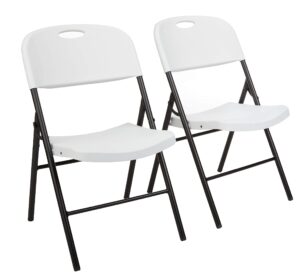 Amazon Basics Folding Plastic Chair