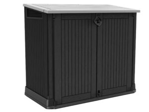 Keter Store it Out Midi Wheelie Bin Box Black / Grey