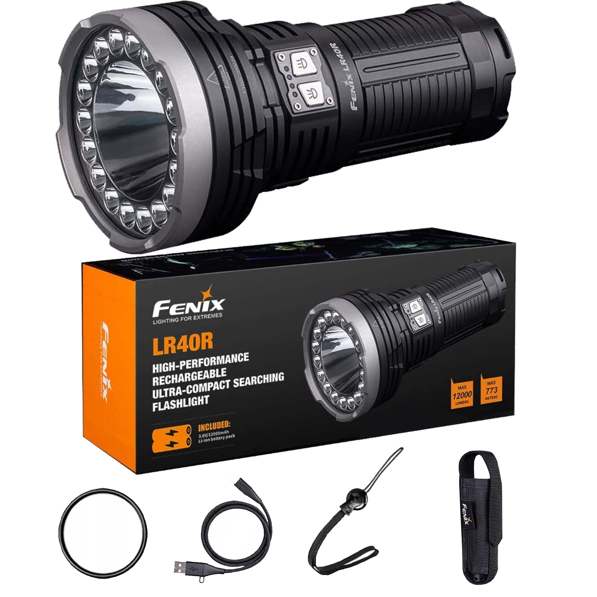 FENIX LR40R Rechargeable 12000 Lumen Flashlight