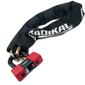 Radikal RK48120 Chain Moto Padlock Anti-theft + Disc lock ø18 SRA Homologated High Security ø13.5 120cm