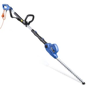 Hyundai 550W 450mm Long Reach Corded Electric Pole Hedge Trimmer Pruner