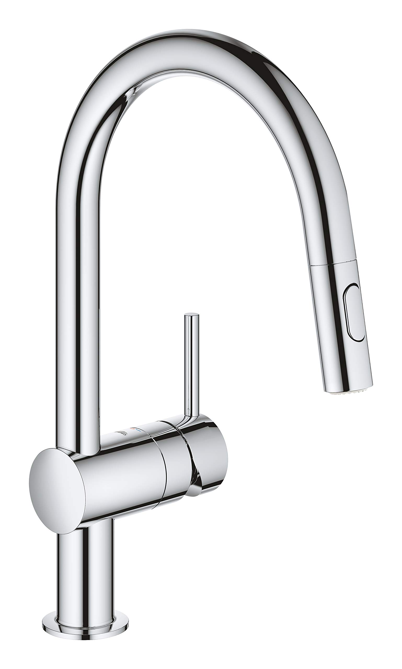 GROHE Minta - Kitchen Sink Pull Out Mixer Tap (Shower Head with 2 Spray Options