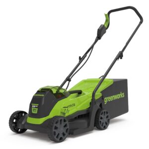Greenworks GD24LM33 Cordless Lawnmower with Brushless Motor for Smaller Lawns up to 280m²