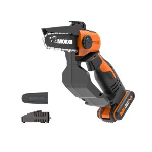 WORX WG324E 18V (20V MAX) One Handed Cordless Pruning Saw 2.0Ah Battery