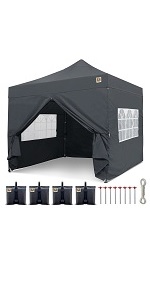 Gorilla Gazebo 3x3m Pop Up Gazebo with Sides