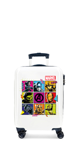 Suitcase, 21 inch Cabin Suitcase ABS Carry-on Hand Luggage 4 Spinner Wheels Trolley Case 55x40x20cm