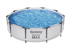 Bestway MAX Steel Pro Round Frame Swimming Pool with Filter Pump
