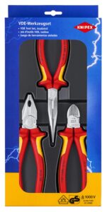 Knipex Electro Set (self-service card/blister) 00 20 12