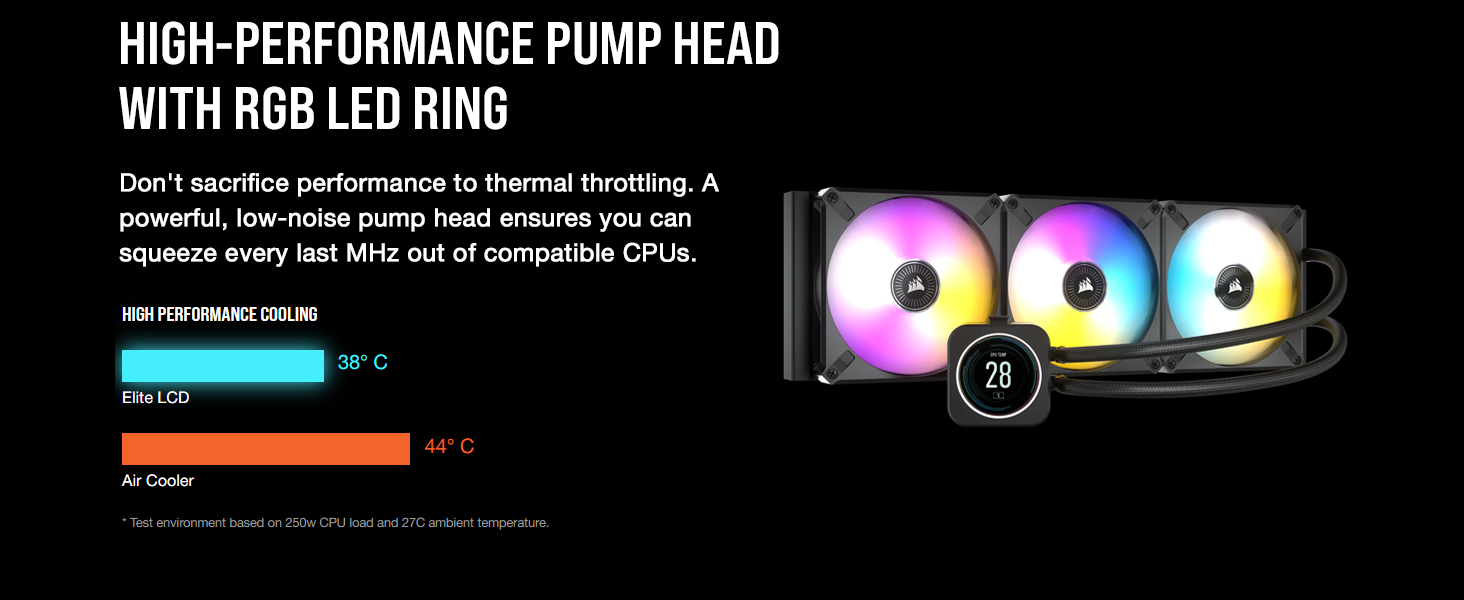 High Performance Cooler;Low Noise;RGB LED